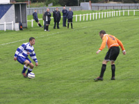 Alan Sinclair in action - click for larger image